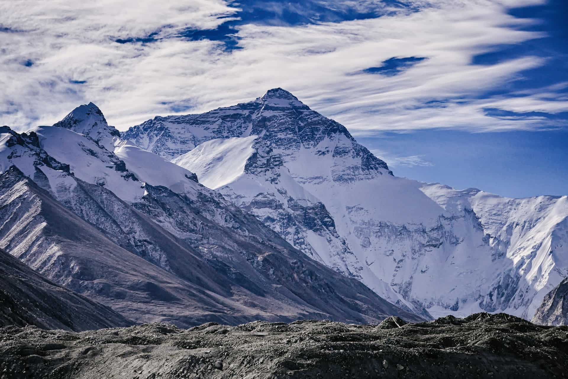 Snow Covered Mountain with Breathtaking Views